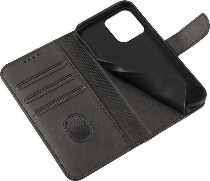 Produktbild Hurtel Magnethülle für Samsung Galaxy A54 5G Hülle mit Flip Wallet Ständer schwarz (Samsung Galaxy A54 5G)