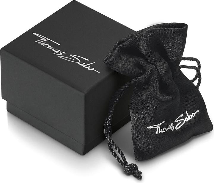 Immagine prodotto Thomas Sabo Anello dal design delicato con pietre bianche (56, 925 Argento)