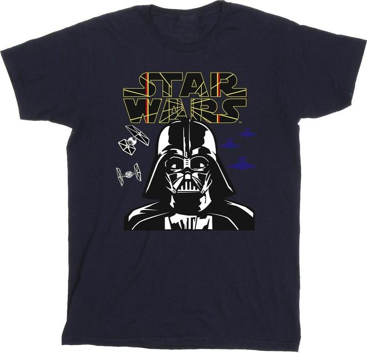 Actual product image Star Wars Mens Darth Vader Comp Logo T-Shirt (4XL)
