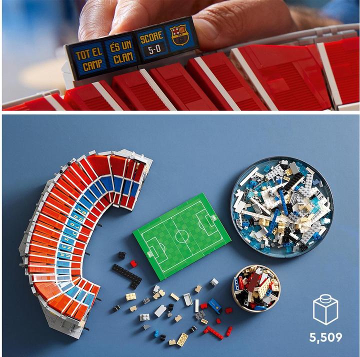 Image du produit LEGO Le Camp Nou - FC Barcelone (10284, LEGO Creator Expert, LEGO difficiles à trouver)
