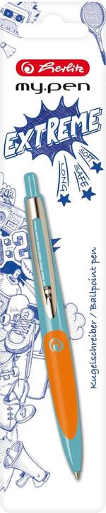 Produktbild Herlitz Kugelschreiber my.pen türkis/orange (Türkis/orange, 1 x)
