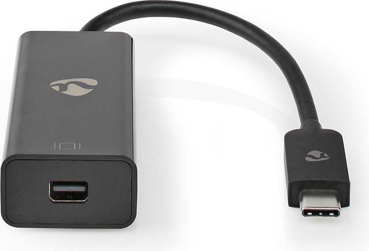 Image du produit Nedis CCGB64453BK02 Adaptateur USB 3.2 Gen 1 USB-C™ mâle Mini DisplayPort femelle 0.2 m Rond Vern (USB, 20 cm)