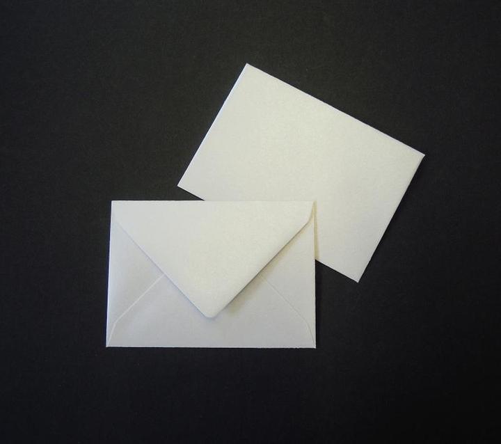 Produktbild Blanke Briefumschläge 81x114mm (DIN C7) 100g/qm gummiert VE=100 Stück marble white (100 x)