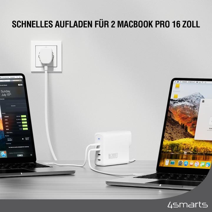 Produktbild 4smarts USB-Wandladegerät GaN Flex Pro 200 W, Ladeport Output (200 W)