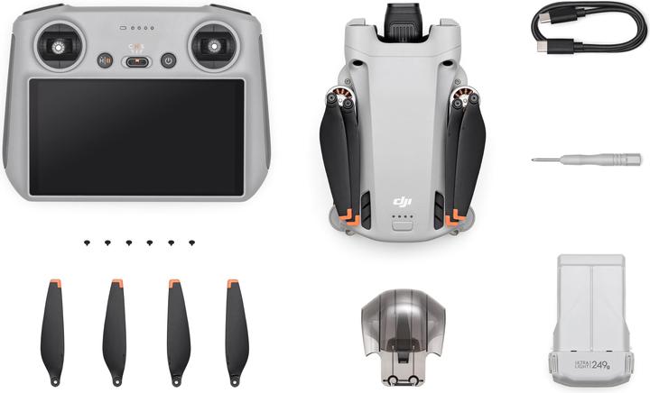 DJI Mini 3 Pro with RC controller incl. Fly More Kit