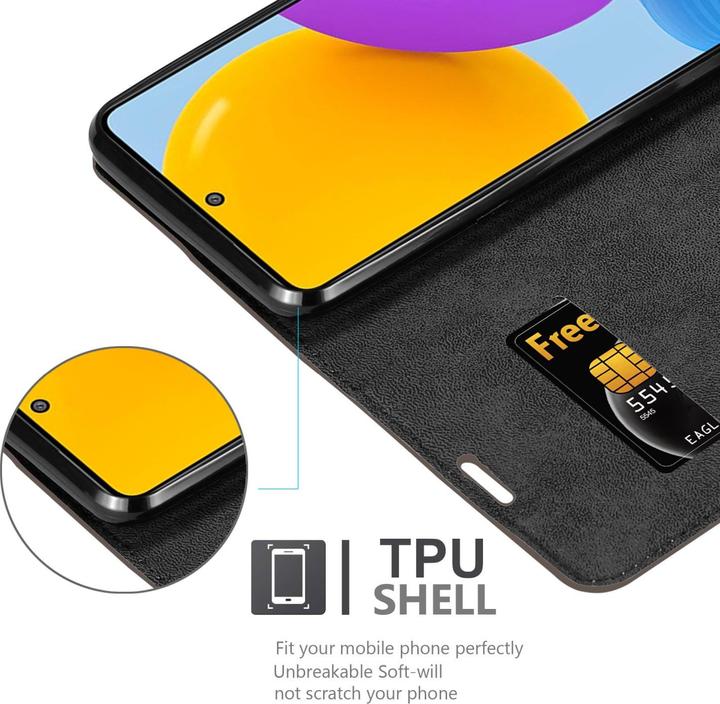 Actual product image Cadorabo Book Invis. Magnet sleeve (Samsung Galaxy M52 5G)