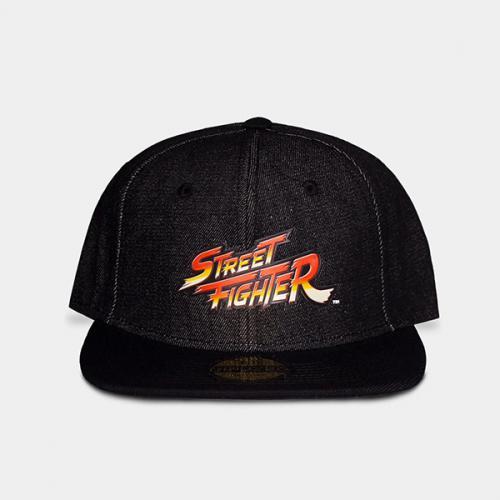 Actual product image Street Fighter Logo Snapback Cap (One size)
