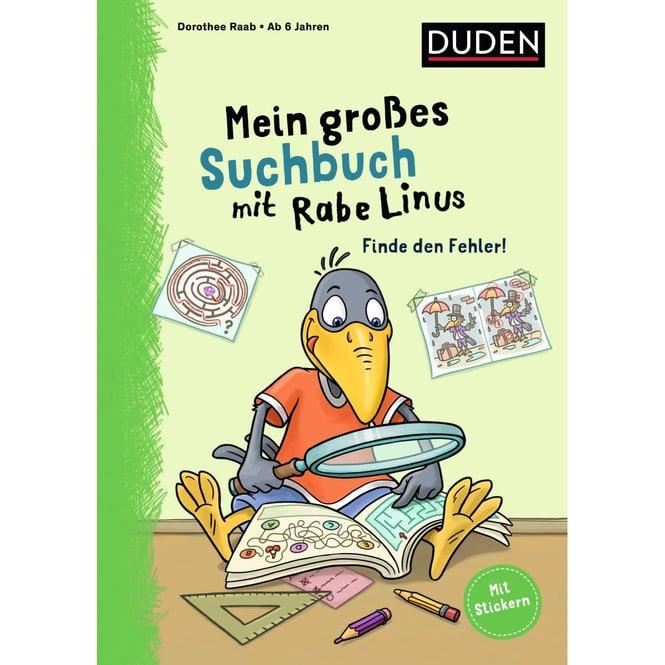 Produktbild Mein grosses Suchbuch mit Rabe Linus (Deutsch, Sigrid Leberer, Dorothee Raab, 2024)