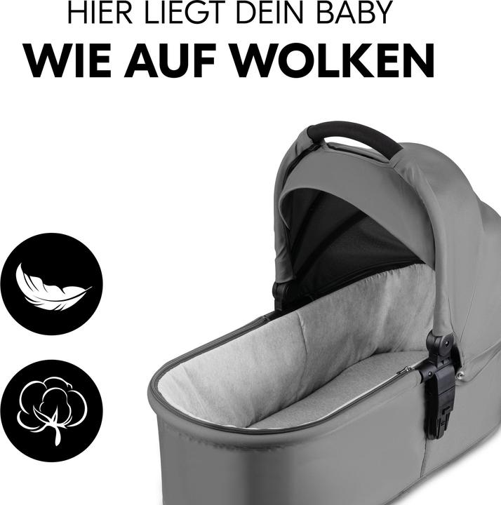 Actual product image Hauck Shop N Care Trio Set Grey