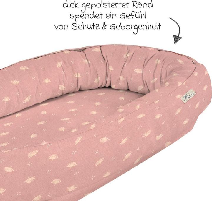 Actual product image Alvi Babynestchen & Bettschlangen Schlummer-Nestchen - Pretty