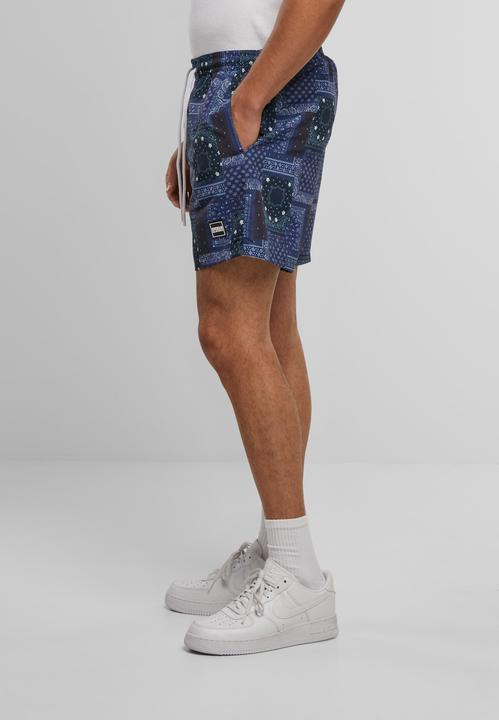 Actual product image Urban Classics Pattern Swim Shorts - 4984 (S)