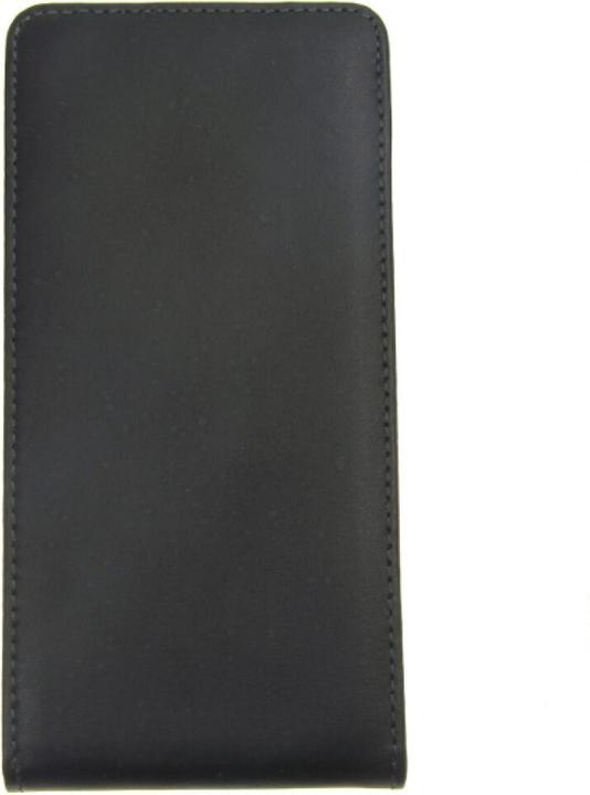 Actual product image OEM Slim Leather Flip Case for Sony Z3 - Black (Sony Xperia Z3, Sony Xperia Z3 Dual, Sony Xperia Z3v)