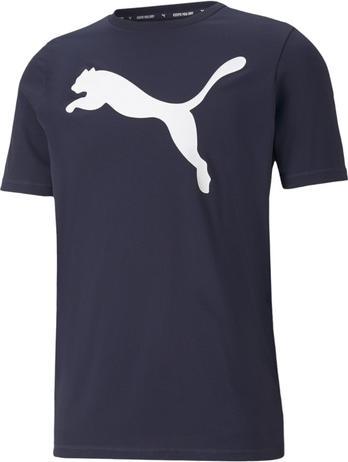 Puma Herren T-Shirt Active Big Logo Tee Marineblau (XL)