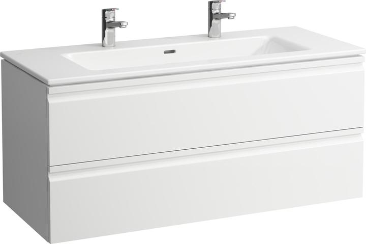 Produktbild Laufen Pro S Set 1200, Waschtisch, 2 Hahnlöcher, Überlauf, inkl. Waschtischunterschrank, 2 Schubla