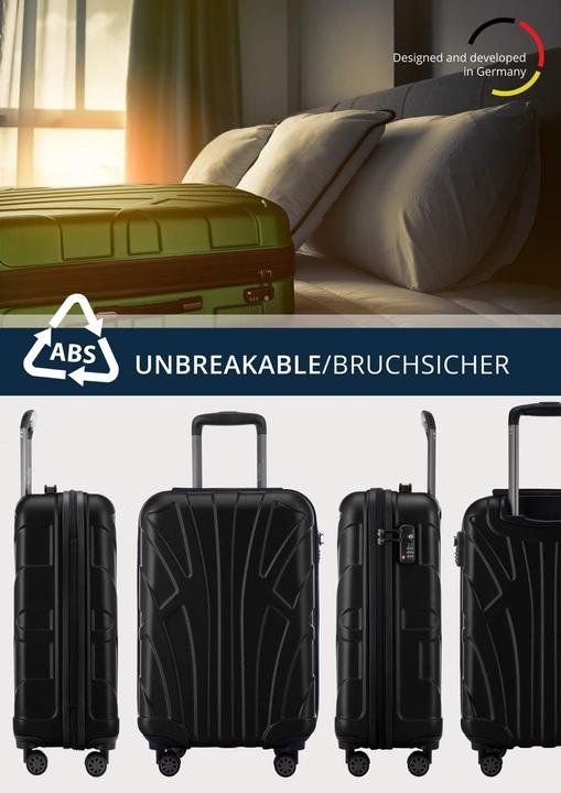 Produktbild Suitline Handgepäck Hartschalen-Koffer (34 l, Handgepäck (bis 50l))