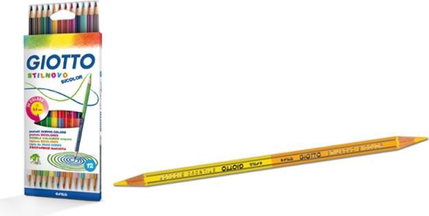 Produktbild Giotto Farbstift Stilnovo Bicolor 12er (Multicolor, 12 x)