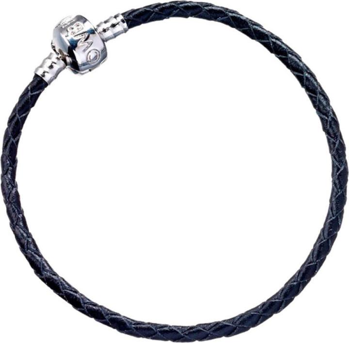Immagine prodotto GED Harry Potter Black Leather Charm Bracelet 19cm (19 cm, Pelle nera)