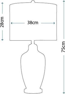 Image du produit Elstead Lighting Nicolls Lampe de table E27 verre au mercure (E27)