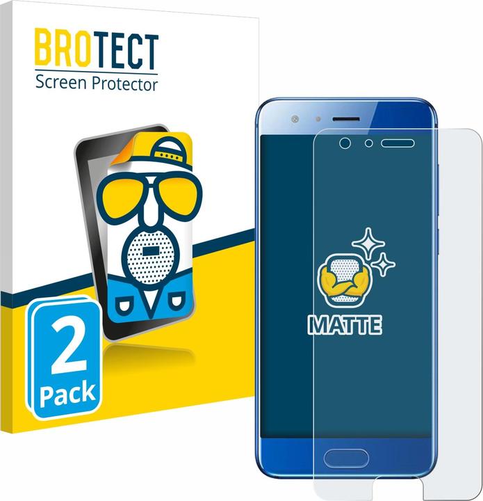 Actual product image BROTECT Anti-glare screen protector matt (2 Piece, Honor 9)