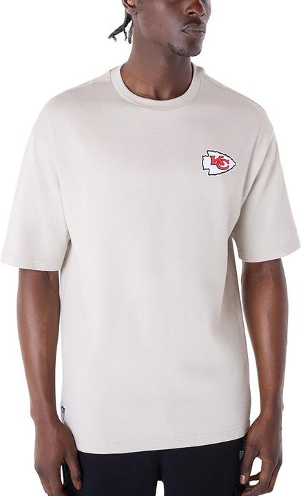 New Era NFL Shirt - BACKPRINT Kansas City Chiefs stone - S (S)