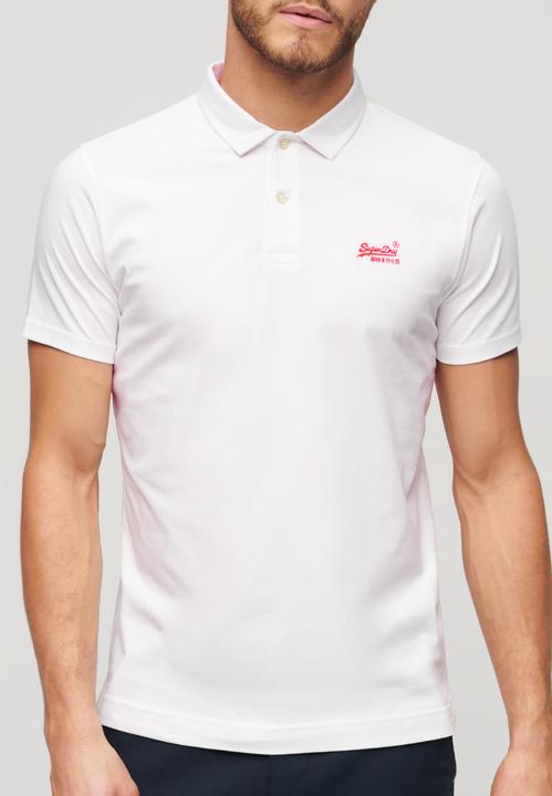 Immagine prodotto Superdry Essential Jersey-Polohemd mit neonfarbenem Logo (XL)