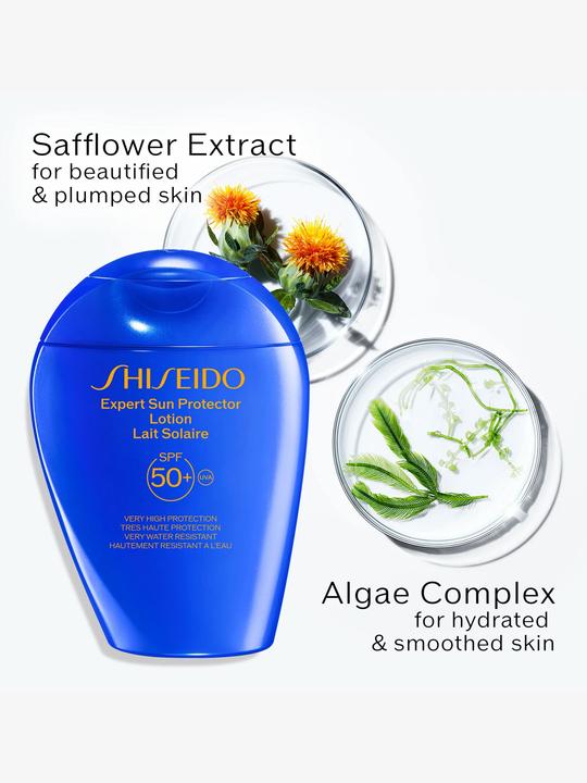 Produktbild Shiseido Expert Sun (Sonnenlotion, SPF 50, 300 ml, 388 g)