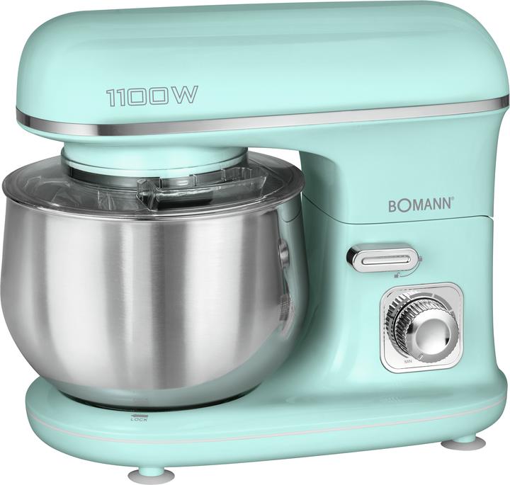 Image du produit Bomann KM 6030 CB Robot de cuisine couleur menthe (1100 W)