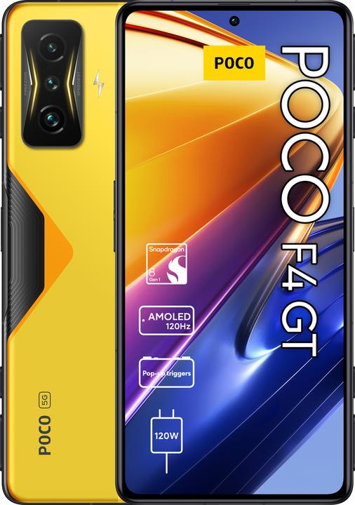 Produktbild Xiaomi Poco F4 GT (256 GB, Cyber Yellow, 6.67", Dual SIM, 64 Mpx, 5G)