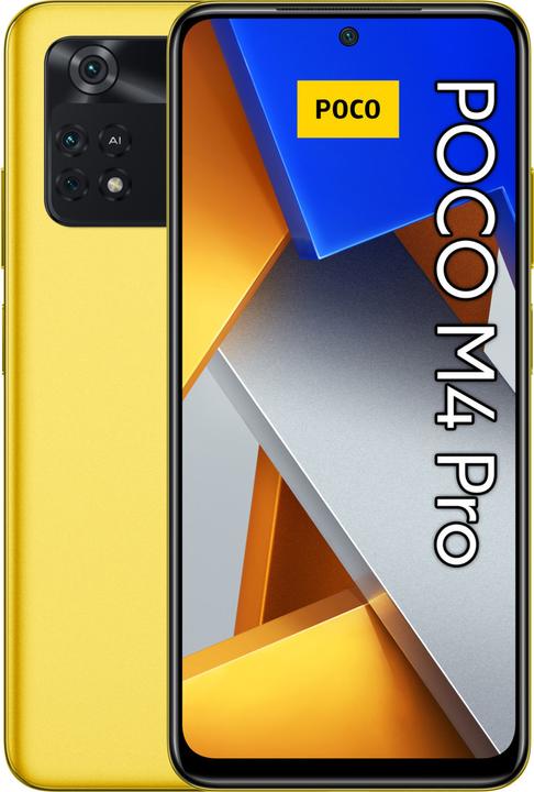 Produktbild Xiaomi Poco M4 Pro (256 GB, Poco Yellow, 6.43", Dual SIM, 64 Mpx, 4G)