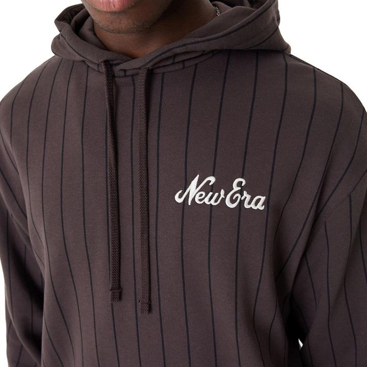 Produktbild New Era Oversized Fleece Hoody - PINSTRIPE braun - XXL (XXL)