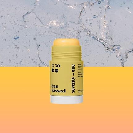 Actual product image SeventyOne Percent seventy one per cent Sun Stick Sun Kissed SPF30 15 g (Sun spray, SPF 30, 15 g)