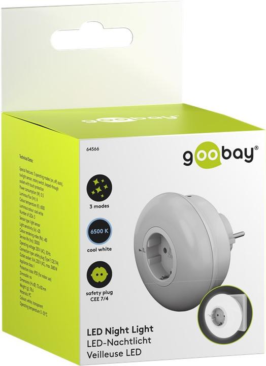 Produktbild Goobay LED-Nachtlicht für die Steckdose