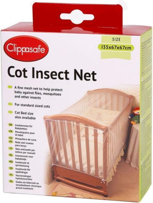 Clippasafe Moustiquaire pour lit 60x120 en nylon