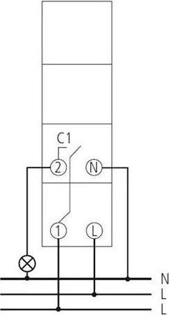 Actual product image Elbro REG timer talento 211 mini, on-off timer, sealable