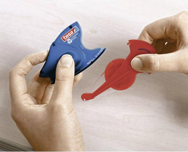 Actual product image tesa Adhesive roller permanent, refillable
