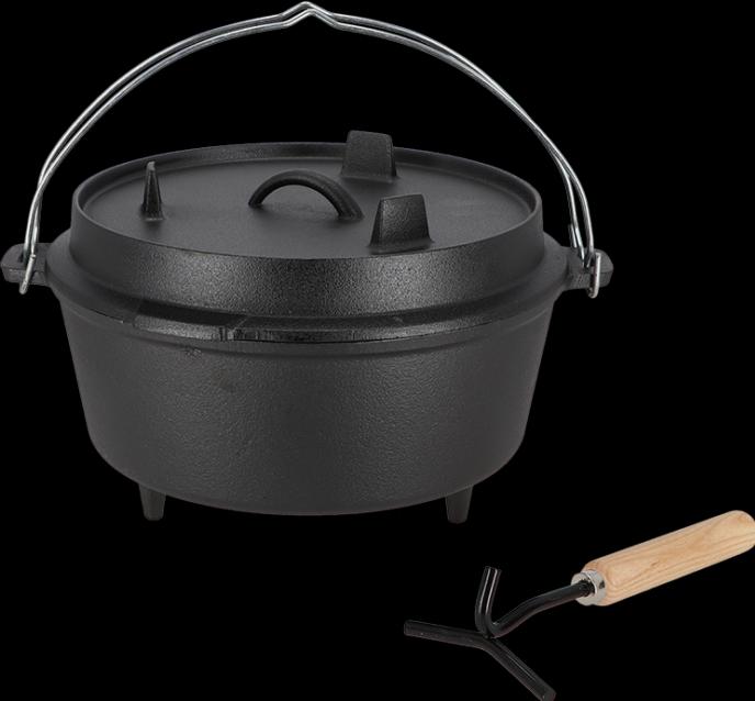 Actual product image Esschert Design Grill pot Dutch oven 12, 6.5 L