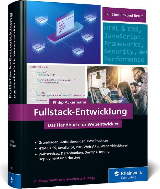 Image du produit Fullstack-Entwicklung (Allemand, Philip Ackermann, 2023)