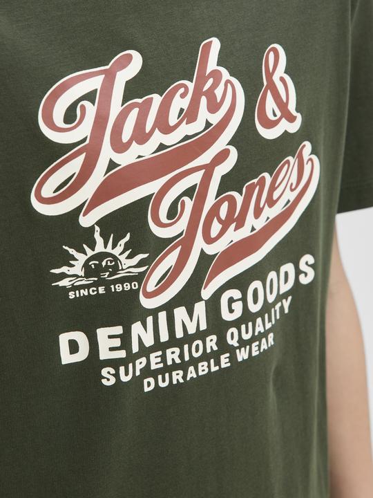 Actual product image Jack & Jones Jjelogo Tee Ss Oneck 2 Col Aw25 Noos Jnr (164)