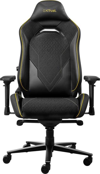 Productafbeelding Trust GXT 721 Ruya Pro, Universal-Gamingstuhl, 150 kg, 195 cm, Schwarz, Aluminium, Schwarz