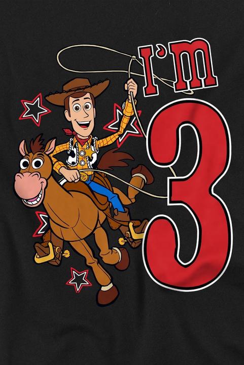 Immagine prodotto Toy Story I'm 3 Maglietta Compleanno Legno Bambini (152, 158)