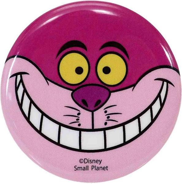 Actual product image Disney Alice Cheshire Cat Up tin badge
