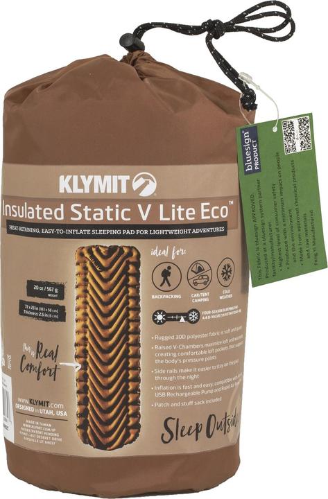Actual product image Klymit Insulated Static V3