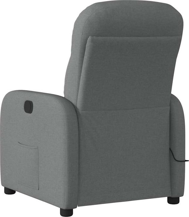 Actual product image VidaXL Massage chair dark grey fabric