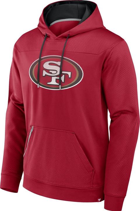 Fanatics San Francisco 49ers Defender Dotted NFL Hoody rot - L (L)