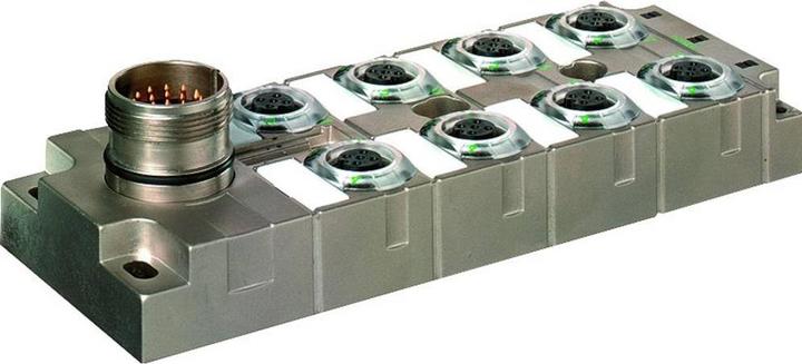 Produktbild Murr Elektronik MVP-Metall, 8xM12, 5pol, Steck. M23 19pol. Steckerabgang frontseitig Ersatz für 27535