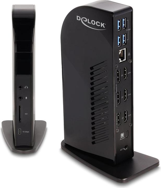 Immagine prodotto Delock Docking station USB Type-C a triplo display con DisplayL (USB-C, 5 Porti)