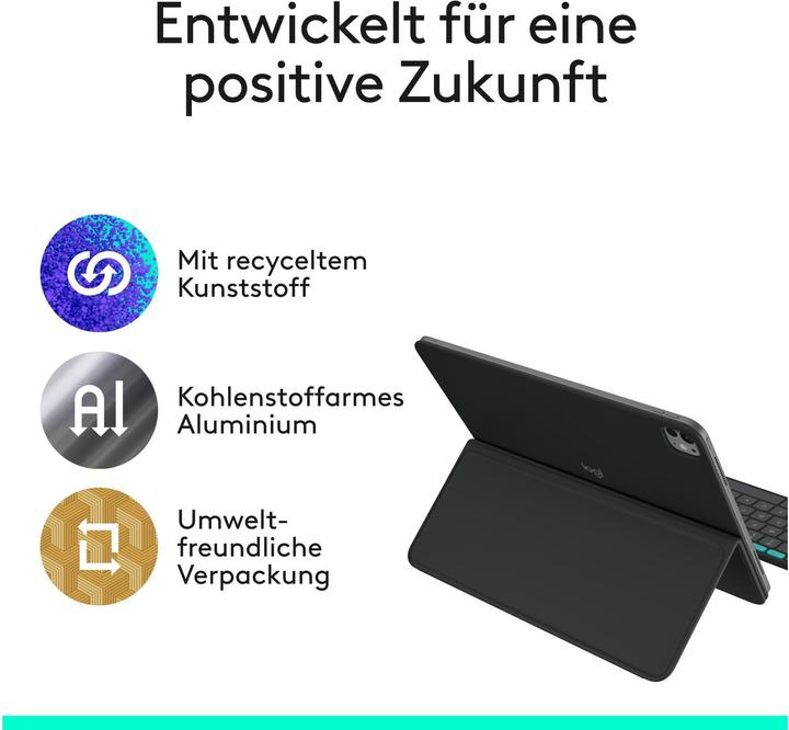 Produktbild Logitech Flip Folio (CH, iPad Pro 13 2024 (M4), iPad Air 13 2024 (M2), iPad Air 13 2025)