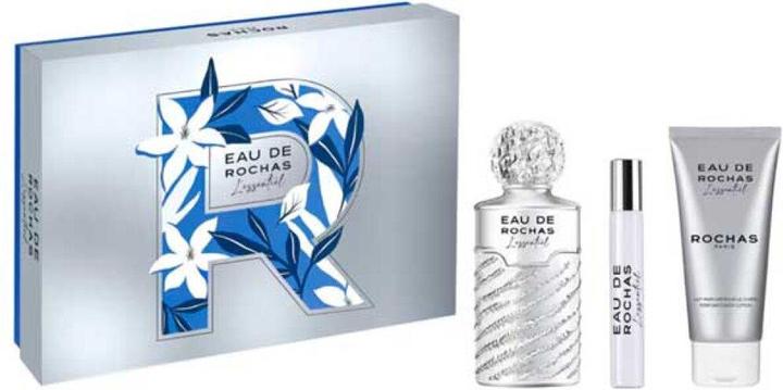 Actual product image Rochas Eau De L'Essentiel Eau De Parfum Spray 100ml Set 3 Pieces (Eau de parfum, 100 ml)