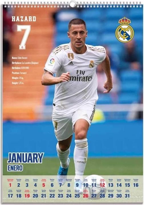 Produktbild Real Madrid CF Wandkalender 2020 A3 (A3)