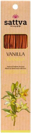 Sattva Ayurveda Sattva Natural Indian Incense Natural Indian Incense Vanilla 15Pcs